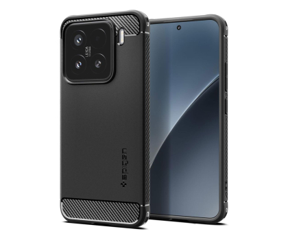 Etui do telefonów SPIGEN Rugged Armor do Xiaomi 15 Matte Black